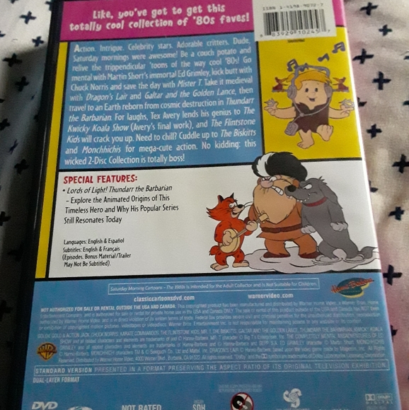 Saturday Morning Cartoons 1980s DVD. Flintstone Kids, Monchhichis. etc - Picture 5 of 5